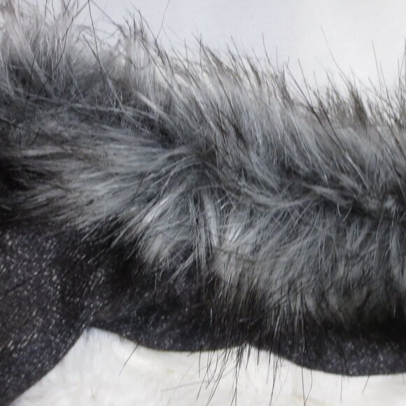 GREEN TEA womens PUFFER vest DETACHABLE HOOD thick SOFT warm FUR SIZE XL - Picture 12 of 14